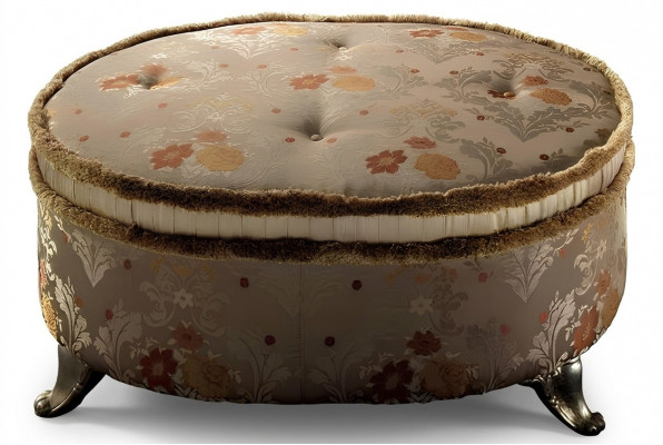 Ovalen Dësch Chesterfield Polster Fotell Fousshocker Ottomane Sofa Bäistell Ronn