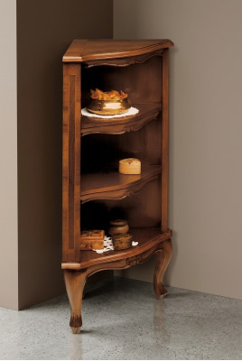 Eckschaf Regal Ecke Bicherregal Mauer Ecke Regal Holz Schief Design Barock.