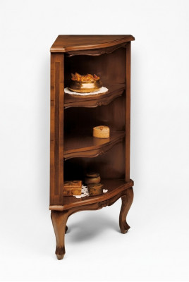 Eckschaf Regal Ecke Bicherregal Mauer Ecke Regal Holz Schief Design Barock.