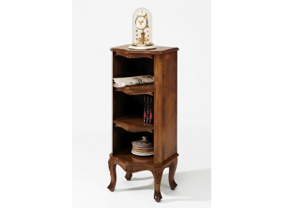 Regal Bicherregal Holz Schief Lëscht Design Barockstil Vitrinn Bar Schaf Massiv.