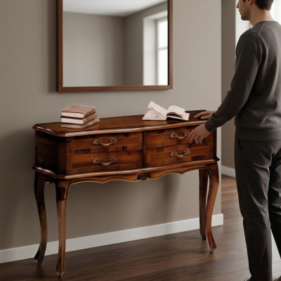 Kommod Konsolen Barock Rokoko Dësch Kommoden Holz Design Niewendësch Schaf