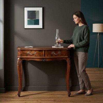 Dësch Konsoll Kommode Barock Rokoko Kommoden Holz Design Niewe-Schaf