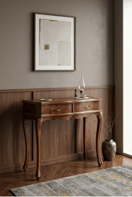 Konsole Konsolentischer Schminkkonsole Konsolentësch Designer Holz Dësch Italien