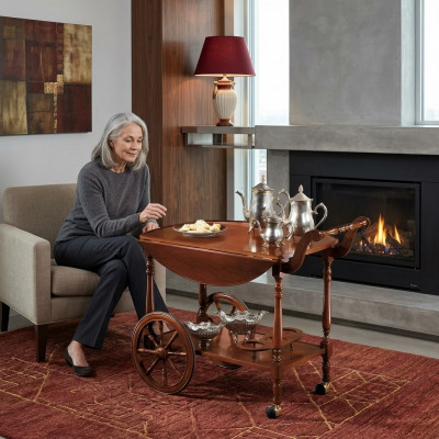 Servéiertdësch Dësch Niewendësch Luxus Klass Echt Holz Antik Stil Barock Rokoko