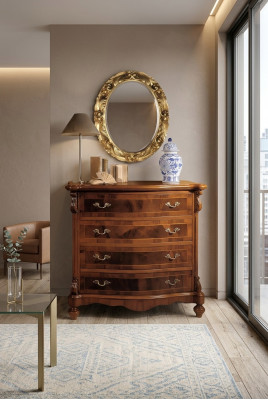 Kommod Anrichtungsschaf Gaardrobe Säitebord Miwwelen Antik Stil Holz Luxus Nei