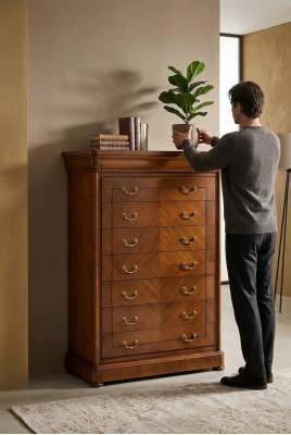 Schaf Komoud Anrichtung Garde-robe Sideboard Miwwelen Antik Stil Holz Luxus Nei