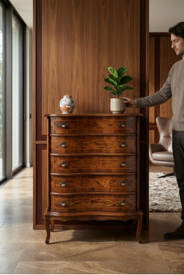 Schaf Garderob Komod Dressoir Sideboard Miwwelen Antik Stil Holz Luxus Nei