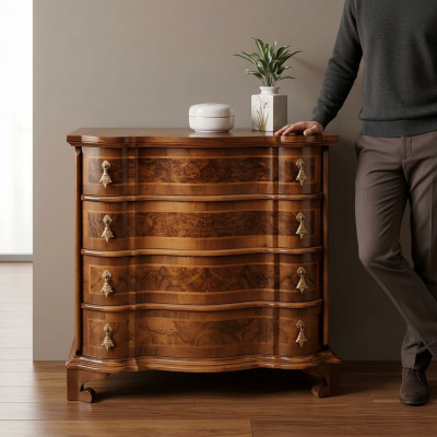 Massiv Kommode Sideboard Miwwel Kommoden Massivholz Schiefen Nei Anrichte Schaf