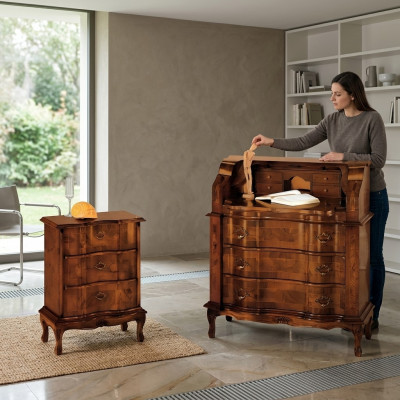 Nuetsdësch Luxus Holz Nuetsdëscher Dësch Konsolen Nuecht Modern Stil Konsol Neit