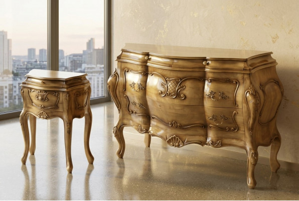 Kommode Holz Italienesch Stil Miwwel Luxus Kommoden Barock Sideboard Italien Neit