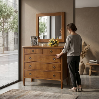 Kommoden Holz Schiefen Anrichte Miwwel Kommode Sideboard Schaf Klassesch nei