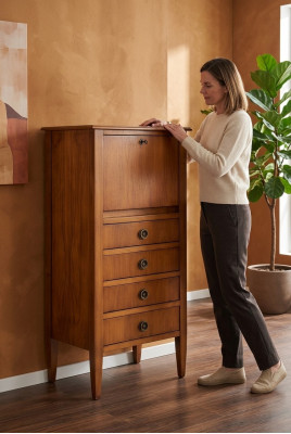 Bar Schaf Barschaf Vitrin Wunnzëmmer Designer Regal Miwwelen Holz Haus Mauer