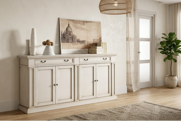 Miwwelen Anrichte Klassesch Barock Stil Kommode Sideboard Kommoden Holz Schaf