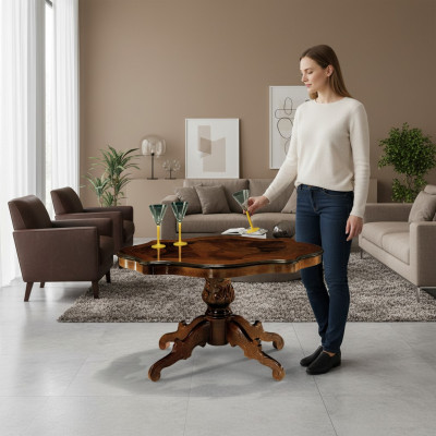Niewent Luxus Sofa Dësch Design Sofa Dësch Kaffisdësch Wunnzëmmer Massiv