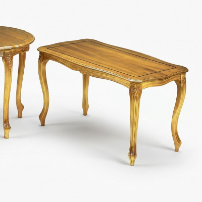 Couchtisch Holz Beistelltisch Kaffeestuffi Designer Dësch Wunnzëmmerdësch Dëscher