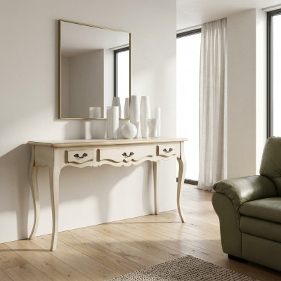Konsolendësch Design Holz Dësch Konsol Säitebrett Luxus Dësch Säitebrett Konsolen