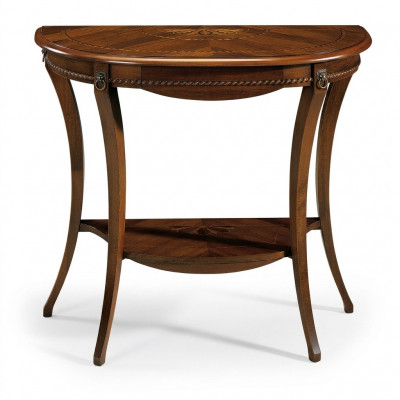 Konsolendësch Couchtisch Säitentësch Kaffisdësch Canapé Holz Dësch Antik Stil