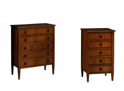 Massivt italienescht Miwwelensemble - Héichschaf, Kommode, Sideboard fir stilvoll Arichtung