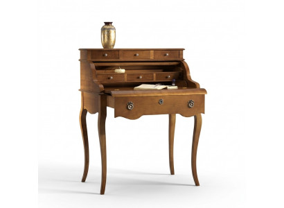 Barock Schreifdësch Büro Dësch Edel Holz Dëscher Rokoko Antik Stil Miwwelen Italien