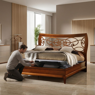 Bett Luxus Schlofkummer Doppelbett Holz Polster Better Duebel Bettrahmen Modern