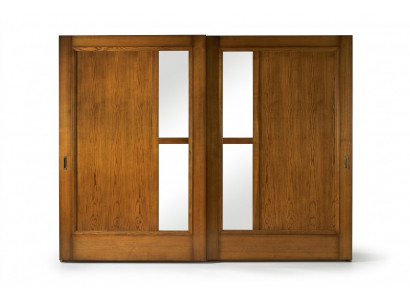 Kleederschaf Wandsschaf mat Schiebetieren Schaf Schief Modern Schlofzëmmer