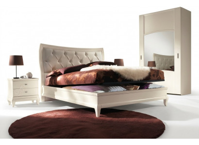 Schlofkummer Bett Nuetsdësch Duebelbetter Modern Bettgestell Bett Set 3-deleg.