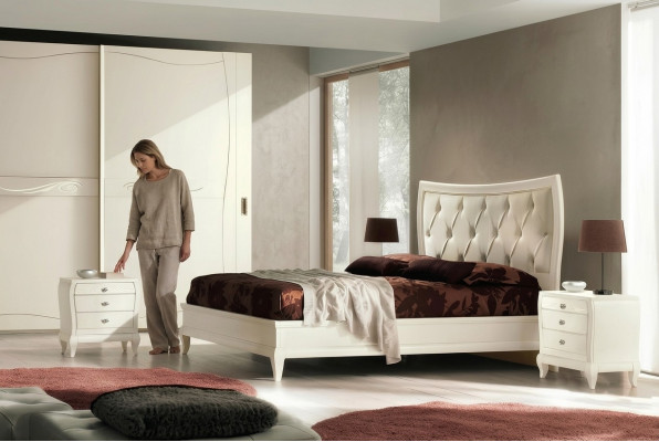 Schlofkummer Bett Nuetsdësch Duebelbetter Garnitur Bettgestell Better Set 3tlg.