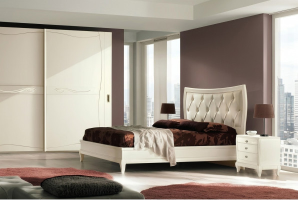 Schlofkummer Bett Nuetsdësch Duebelbetter Garnitur Bettgestell Better Set 3tlg.