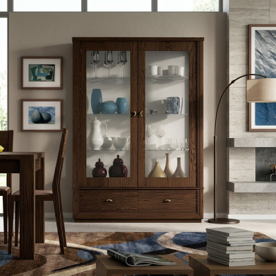 Vitrinn Luxus Buttekvitrinn Vitrinnen Glasschaf Modern Holz Gro Regal Kommode