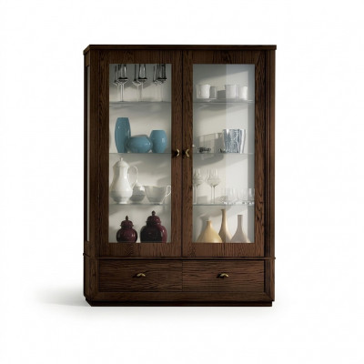 Vitrinn Luxus Buttekvitrinn Vitrinnen Glasschaf Modern Holz Gro Regal Kommode