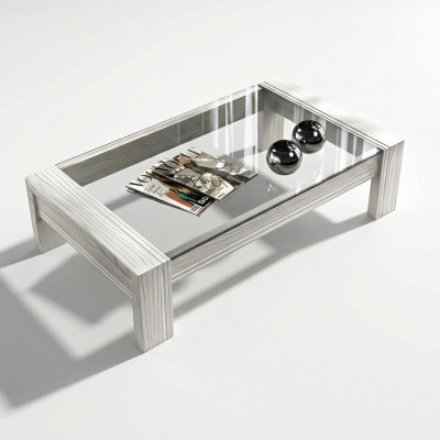 Canapé Dësch Dësch Bäidëscheldësch Design Wunnzëmmer Holz Kaffi Canapé Italieneschen