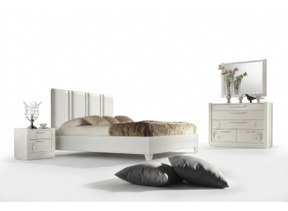 Schlofkummer Bett Nuetsdësch Grupp Better Luxus Bettrahmen Holz Design Set 3tlg.