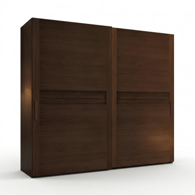 Kleederschief Kleederschaf Luxus Schiebetür Design Holz modern Gaderob.