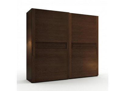 Kleederschief Kleederschaf Luxus Schiebetür Design Holz modern Gaderob.