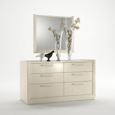 Kommod Spigel Kommodengrupp Holz Design Anrichte Side Schaf Regal Set 2-deelech.