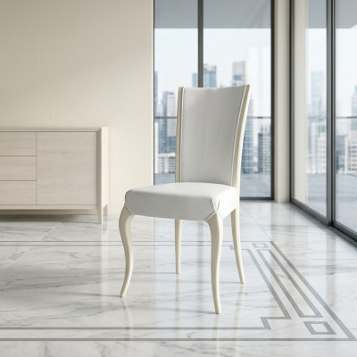 Iesszëmmerstull Stull Polstersëtz Sesselen Stullen Holz Modern Design Sëtz Nei