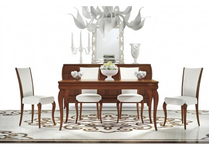 Luxus Iessdësch Dësch Dëscher Iessen Holz Modern Design Auszéibar Iesszëmmer Italienesch