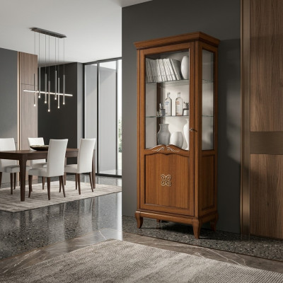 Schaf Showfenster Vitrin Vitrine Glasschaf Holz Regal Modern Schiefcher