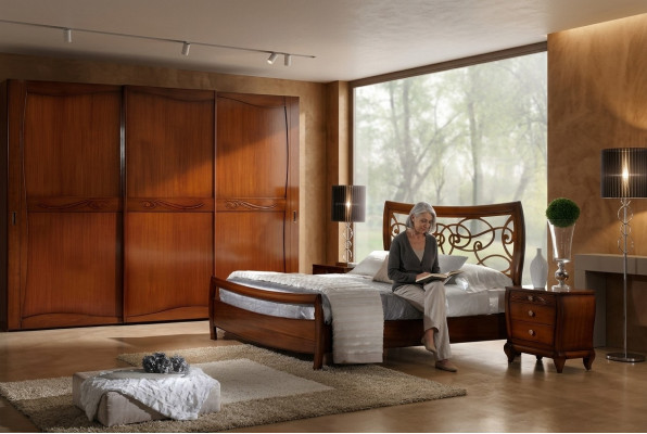 Bett Duebel Hotel Better Schlof Zëmmer Holz Bettrahmen Bettgesteller Modern Nei