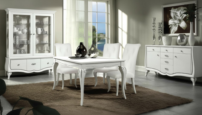 Dësch Holz Dëscher Modern Design Iesszëmmer Iess Luxus Italien Iessdësch Auszéibar