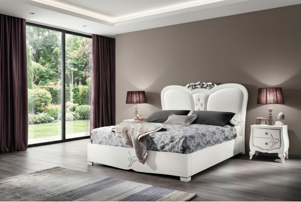 Schlofzëmmer Bett Nuetsdësch Better Luxus Bettframe Duebel Nuetsdëscher Set 3tlg