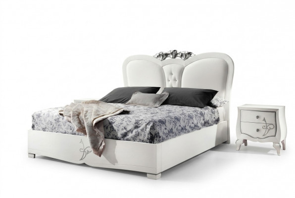 Schlofzëmmer Bett Nuetsdësch Better Luxus Bettframe Duebel Nuetsdëscher Set 3tlg