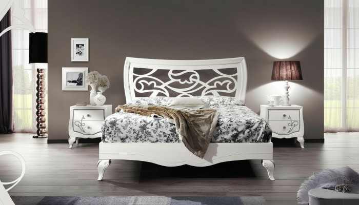 Schlofkummer Bett Nuetsdësch Garnitur Grupp Better Duebel Bettgestell 3tlg. Nei