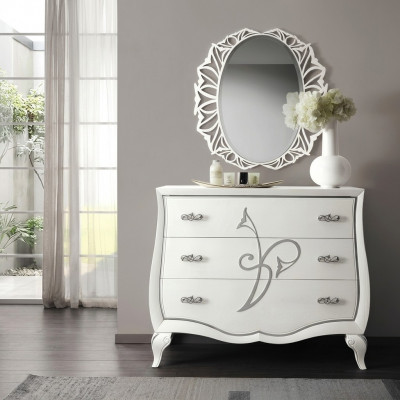Kommode Spigel Kommoden Schaf Luxus Regal Konsole Miwwel Grupp Nei Set 2stécker.