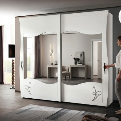 Kleederschaf Kleederschaf Multifunktioun Regal Schaf Regal Schlofzëmmer Design Nei