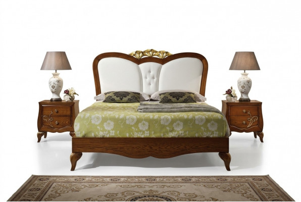 Schlofzëmmer Bett Nuetsdësch Holz Design Better Nuetsdëscher Set 3tlg. Miwwel Sets