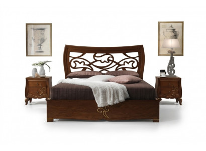 Duebelbett Better Beddrumm Bett Holz Duebel Schlofzëmmer Brong Modern 160x200