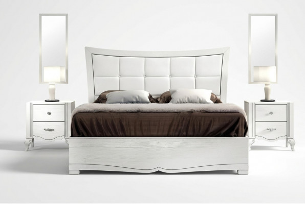 Doppelbett Better Bett Polster Holz Designer Duebelt Bettrahmen Wäiss Bettgesteller