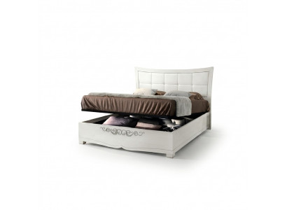 Garnitur Set 3tlg Schlofzëmmer Bett Nuetsdësch Duebel Holz Modern Grupp Better