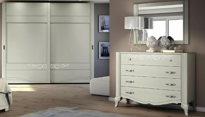 Kommode Spigel Schaf Kommoden Regal Konsole an Holzschaf Italien Set 2 Stéck.
